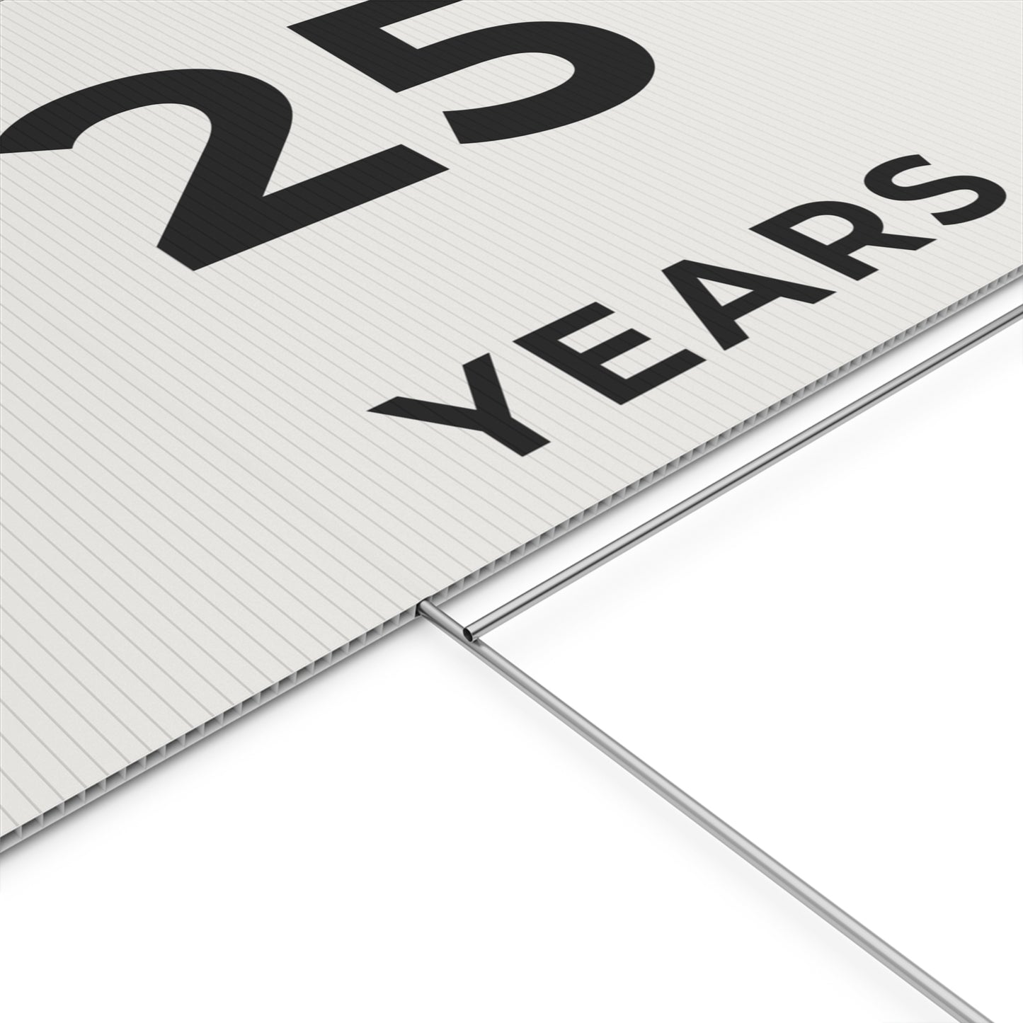 Happy Anniversary Yard Sign – 25 Years