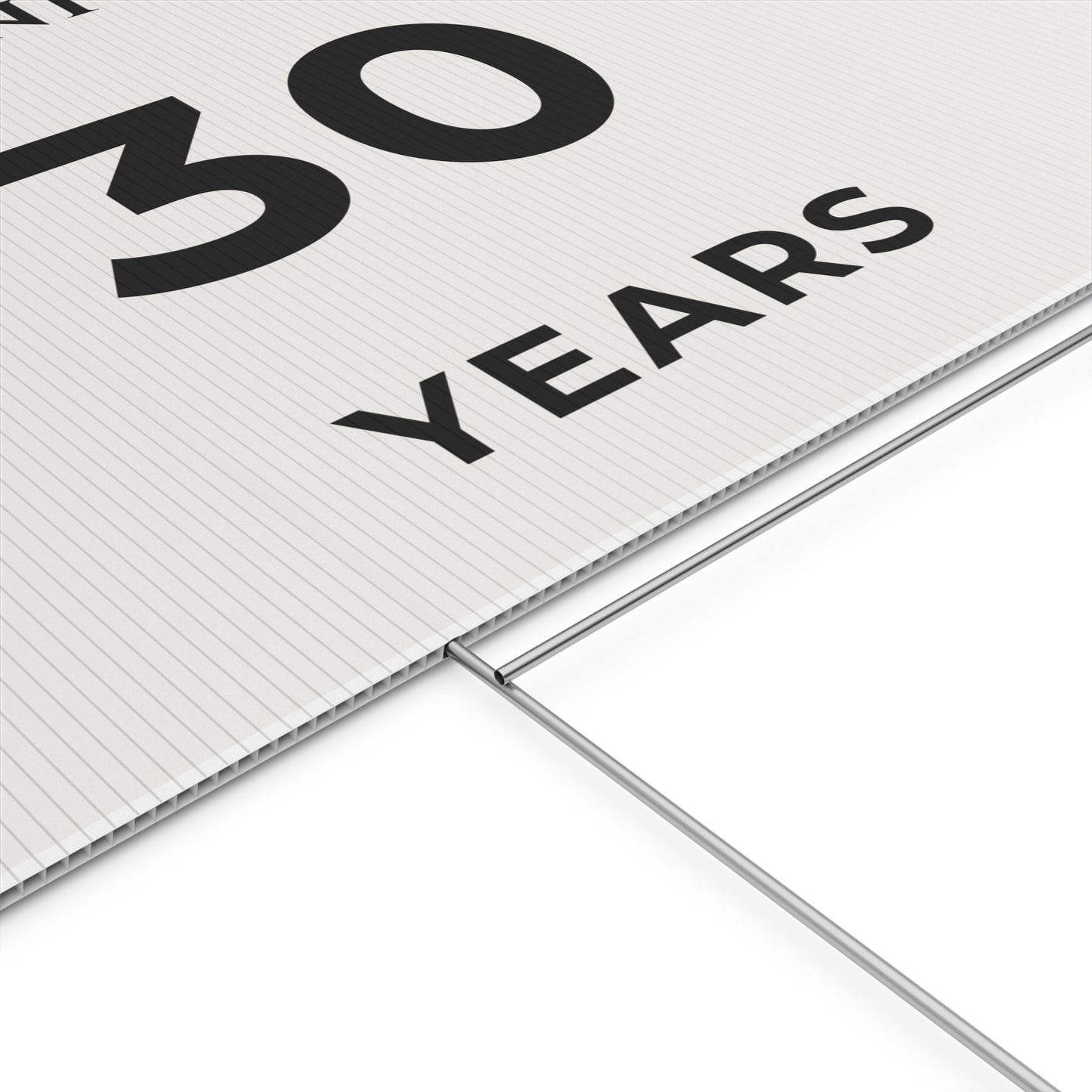 Happy Anniversary Yard Sign – 30 Years