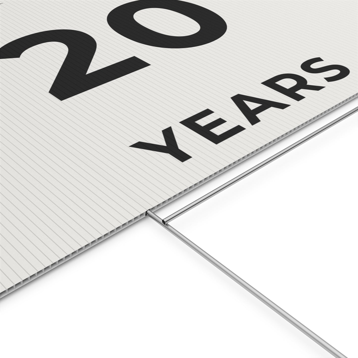 Happy Anniversary Yard Sign – 20 Years