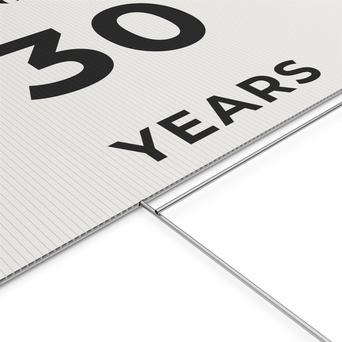 Happy Anniversary Yard Sign – 30 Years